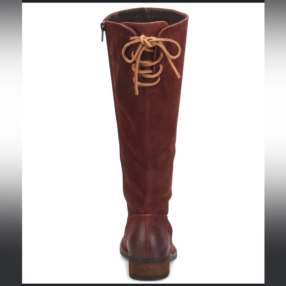 Brown suede Born boots - Picture 2 of 10